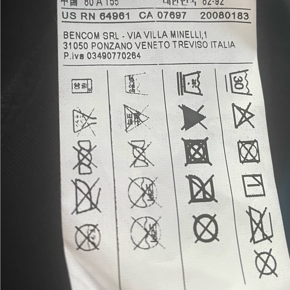 Sisley black v-neck, sleeveless size xs - Picture 4 of 5